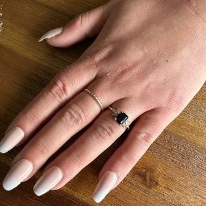 Unique 14K Gold Engagement Ring